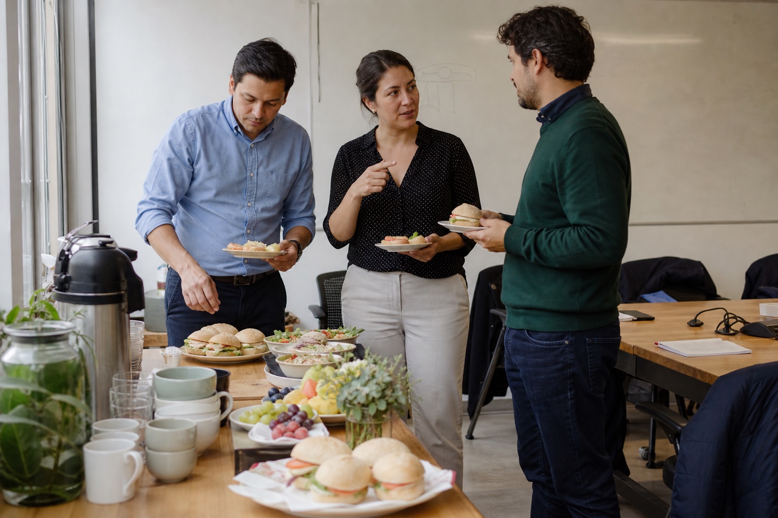 Catering para reuniones de equipo